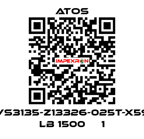 VS3135-Z13326-025T-X59 LB 1500 АС1 Atos