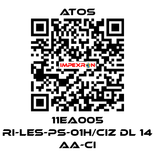 11EA005 RI-LES-PS-01H/CIZ DL 14 AA-CI Atos