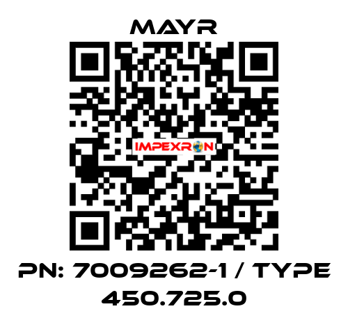 PN: 7009262-1 / Type 450.725.0 Mayr