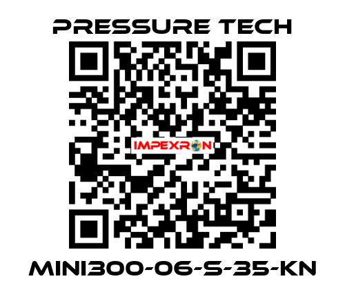 MINI300-06-S-35-KN Pressure Tech