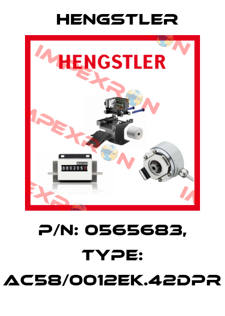 p/n: 0565683, Type: AC58/0012EK.42DPR Hengstler