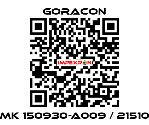 MK 150930-A009 / 21510 GORACON