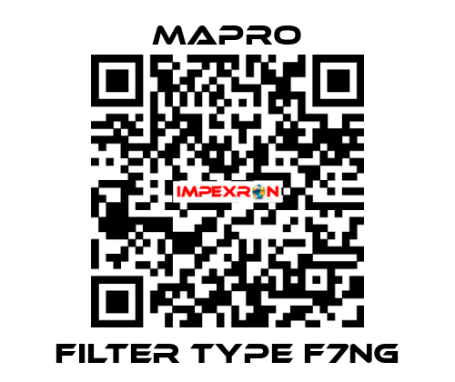 filter type F7NG Mapro