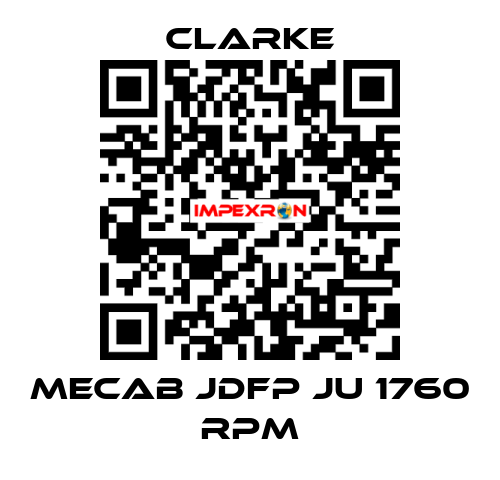 MECAB JDFP JU 1760 RPM Clarke
