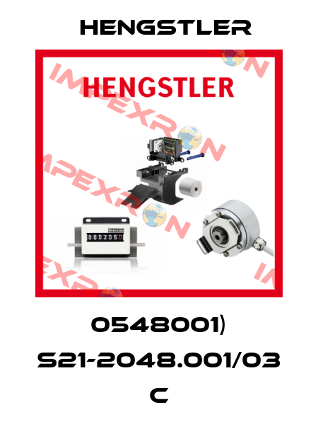 0548001) S21-2048.001/03 c Hengstler