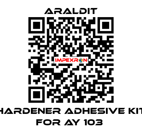 Hardener adhesive kit for AY 103  Araldit