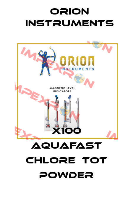 X100 AQUAFAST CHLORE  TOT POWDER Orion Instruments
