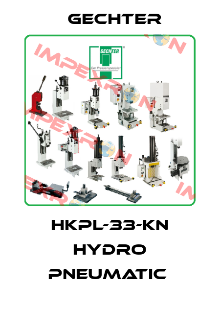 HKPL-33-KN HYDRO PNEUMATIC  Gechter