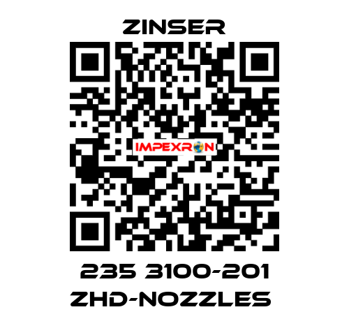 235 3100-201 ZHD-nozzles  Zinser