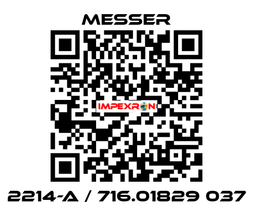 2214-A / 716.01829 037  Messer