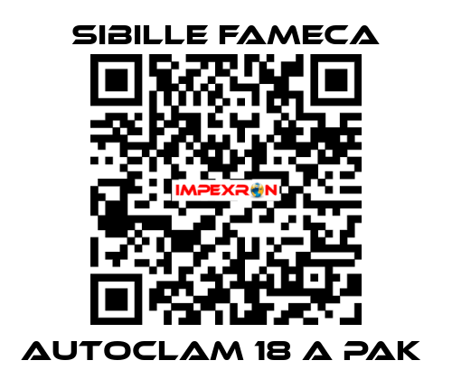 Autoclam 18 A PAK  Sibille Fameca