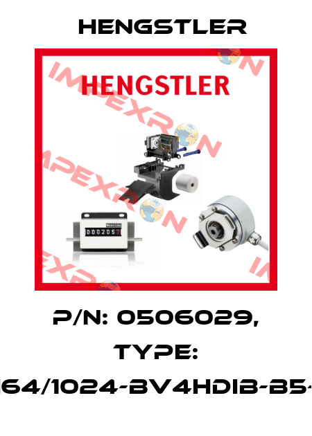 p/n: 0506029, Type: RI64/1024-BV4HDIB-B5-O Hengstler