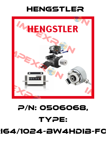 p/n: 0506068, Type: RI64/1024-BW4HDIB-F0-I Hengstler
