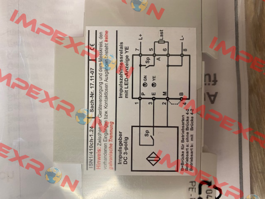 P/N: 132669-020 Type: HAD-18mg82b1-5NT1 2m Klaschka