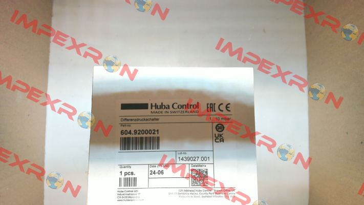 604.9200021 Huba Control