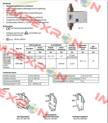 FD113 ZU 3465300  Alco