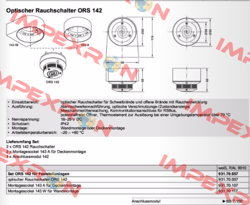 931.70.007/ ORS 142 Hekatron