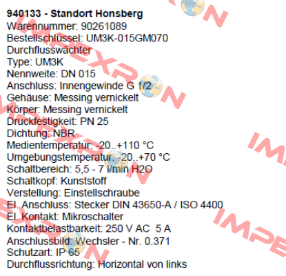 UM3K-015GM070  Honsberg