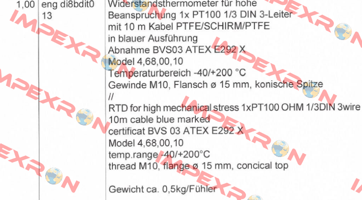 DI8BDIT013  Dittmer