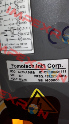 Alpha 608B, SN: 08000056 Fomotech