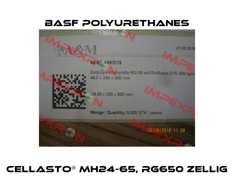 CELLASTO® MH24-65, RG650 ZELLIG BASF Polyurethanes
