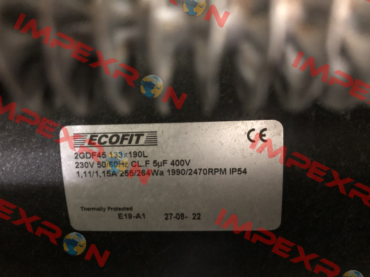 2GDF45 133x190L-E19-A1-3SP Ecofit