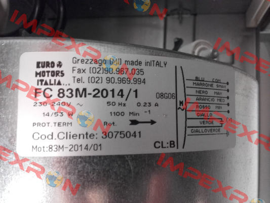 FC 83M-2014/1 08G06 Euro Motors Italia