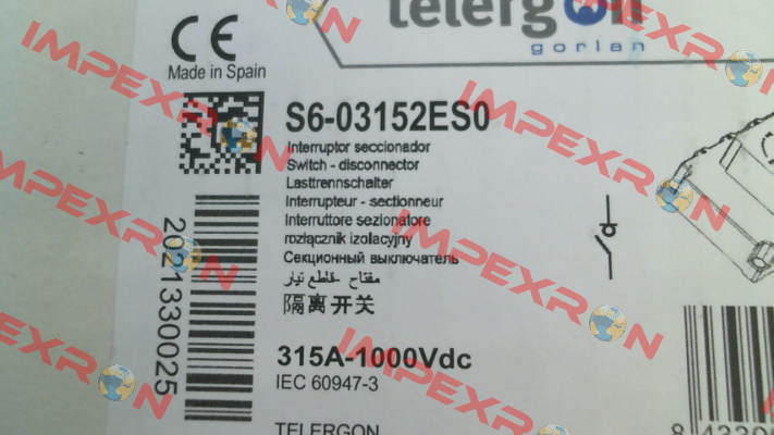 S6-03152ES0 Telergon