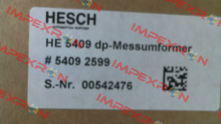 HE 5409 (5409 2599) Hesch