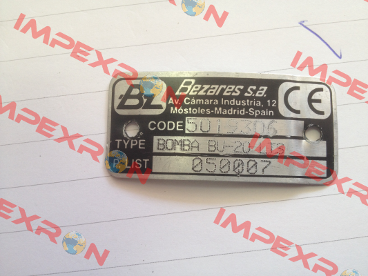 5019306/BOMBA BU-20LTS  Bezares