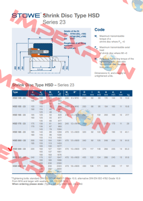 HSD-220-23x220 Stüwe