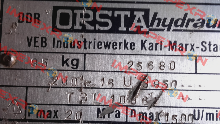 TGL 10861  200/16 U  39501 Orsta Hydraulik